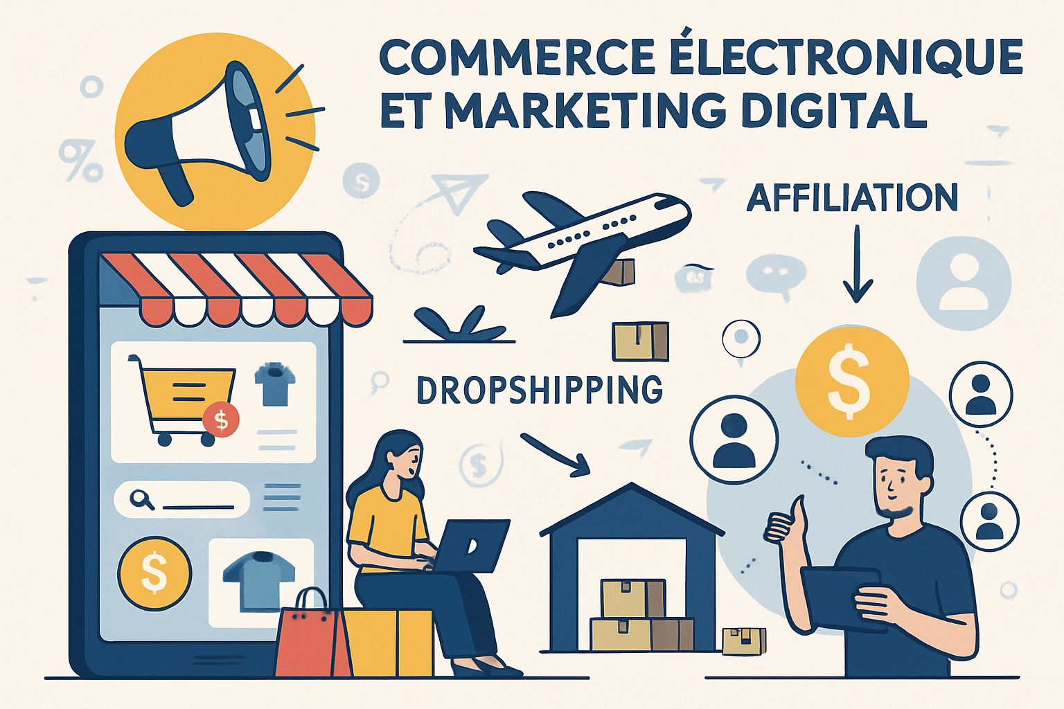 découvrez comment maximiser vos revenus grâce à l'affiliation en combinaison avec le dropshipping. apprenez les stratégies efficaces pour gagner de l'argent en ligne et bâtir un business rentable sans stock. transformez votre passion pour le commerce en une source de revenus passive.